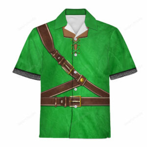 Link Iconic Costume Hawaiian Shirt - For Men And Women - Kids  - Thelegend59