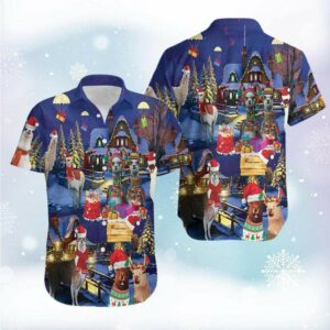 Llama On Christmas Days Hawaiian Shirts  - Thelegend59