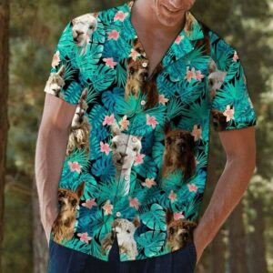 Llama Tropical Multicolor Amazing Design Hawaiian Shirt  - Thelegend59