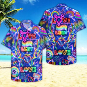 Love Pride Lgbt Hawaiian Shirt Pn303220Lb - For Men And Women - Kids  - Thelegend59