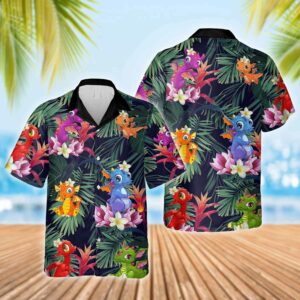 Lovely Dragons Hawaiian Shirt  - Thelegend59