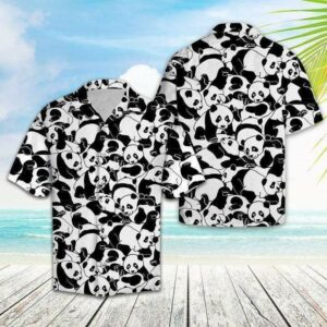 Lovely Panda Hawaiian Aloha Hawaiian Shirtss  - Thelegend59