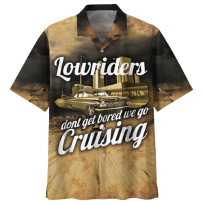 Lowrider Khaki Unique Design Unisex Hawaiian Shirt  - Thelegend59