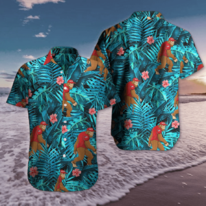 Maga Bigfoot Make American Great Again Hawaiian Aloha Hawaiian Shirtss  - Thelegend59