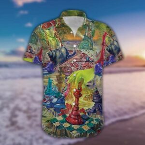 Magical Chess Colorful Hawaiian Shirts  - Thelegend59