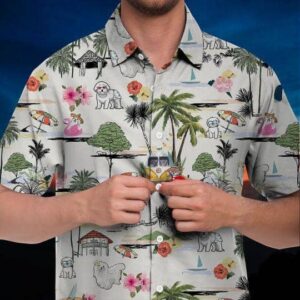 Maltese Hawaiian Shirt Hawaii Beach Retro  - Thelegend59