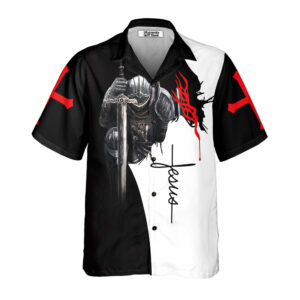 Man Of Faith Templar Knight Christian God Jesus Hawaiian Shirt - Pn303008Lb - For Men And Women - Kids  - Thelegend59