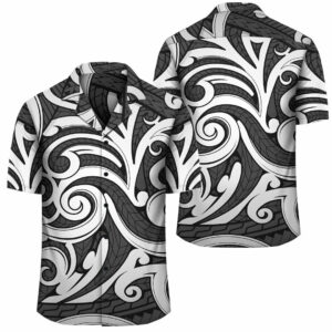Maori Ethnic Ornament Gray Hawaiian Shirt  - Thelegend59