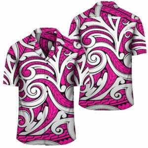 Maori Ethnic Ornament Pink Hawaiian Shirt  - Thelegend59