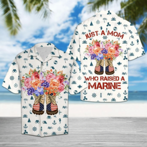 Marine Mom Hawaiian Shirt - For Men And Women - Kids  - Thelegend59