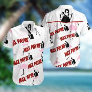 Max Payne - Max Payne Summer Fan Gift Hawaiian Graphic Print Short Sleeve  - Thelegend59