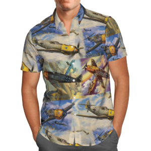 Messerscitt  Blue High Quality Unisex Hawaiian Shirt  - Thelegend59