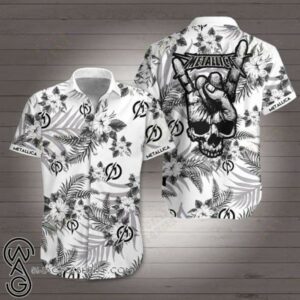 Metallic Band Hawaiian Shirt Style 3  - Thelegend59