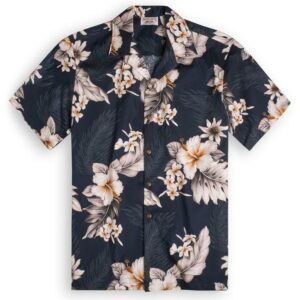 Midnight Garden Black High Quality Hawaiian Shirt  - Thelegend59
