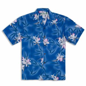 Midnight Orchid Blue Awesome Design Hawaiian Shirt  - Thelegend59
