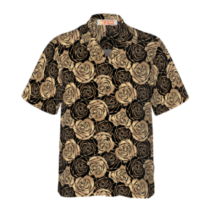 Midnight Rose Gold Hawaiian Shirt - For Men And Women - Kids  - Thelegend59