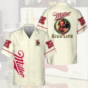 Miler High Life All Over Print 3D Hawaiian Shirt  - Thelegend59