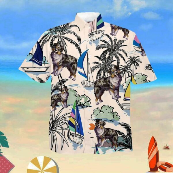 Miniature Australian Shepherd Summer Beach Hawaiian Shirt  - Thelegend59