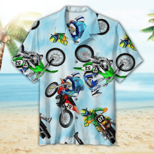Motocross Hawaiian Shirts Aloha Hawaiian Shirt Aloha Hawaiian Shirts For Summer - For Men And Women - Kids  - Thelegend59