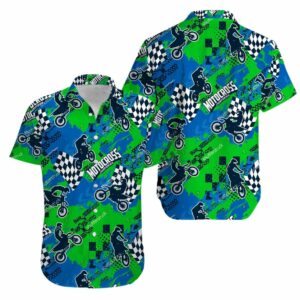 ?Motocross Hawaiian Unisex Aloha Hawaiian Shirtss  - Thelegend59