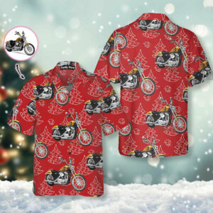 Motorcycle Christmas Custom Hawaiian Shirt Pn302080Lb - For Men And Women - Kids  - Thelegend59