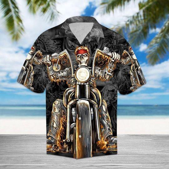 Motorcycle Hawaiian Shirt Motorcycle 200  - Thelegend59