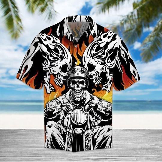 Motorcycle Hawaiian Shirt Motorcycle 45  - Thelegend59