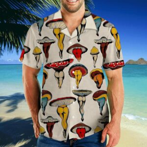 Mushroom Body Colorful Unique Design Hawaiian Shirt For Men Women  - Thelegend59