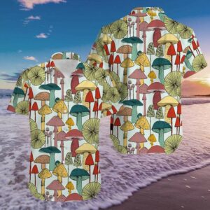 Mushroom Lover Art Tropical Hawaiian Shirts 3D  - Thelegend59