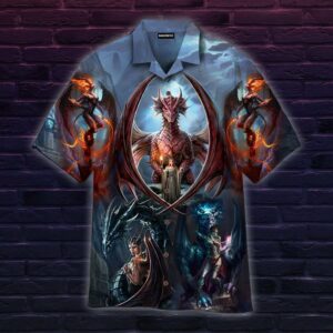 My Beauty Dragon Witch Hawaiian Shirt For Men Women  - Thelegend59