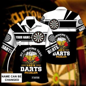 My Drinking Team Has A Darts Hawaiian Shirts  - Thelegend59