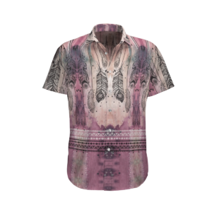 Native America  Purple High Quality Unisex Hawaiian Shirt  - Thelegend59