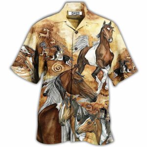 Native American Horse - Hawaiian Shirt - For Men And Women - Kids  - Thelegend59