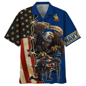 Navy All Gave Some Some Gave All Veteran Hawaiian Shirt - For Men And Women - Kids  - Thelegend59