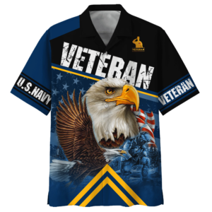 Navy Eagles And Soldiers Veteran U.S Navy Hawaiian Shirt - For Men And Women - Kids  - Thelegend59