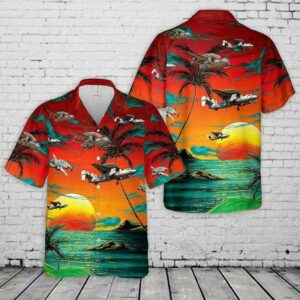 Navy Northrop Grumman E-2 Hawkeye Unisex Hawaiian Shirts Beach Shorts  - Thelegend59