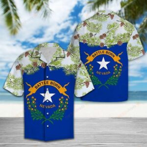 Nevada Singleleaf Pinyon Pine Blue Best Design Hawaiian Shirt For Men Women  - Thelegend59