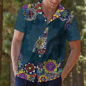 New Hampshire Mandala Multicolor Amazing Design Hawaiian Shirt For Men Women  - Thelegend59