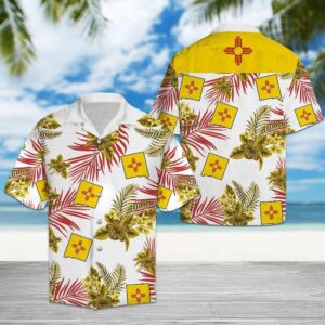 New Mexico Proud Yellow Best Design Hawaiian Shirt For Men Women  - Thelegend59