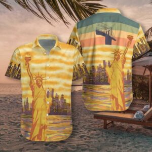 New York City Classic Vintage Hawaiian Shirt For Men Women  - Thelegend59