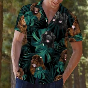 Newfoundland Tropical Jungle Green Amazing Design Hawaiian Shirt For Men Women  - Thelegend59