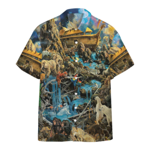 Noah Animals Hawaiian Shirt For Men Women  - Thelegend59