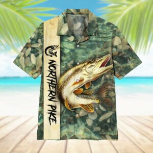 Northern Pike Fishing Hawaiian Shirt For Men Women  - Thelegend59