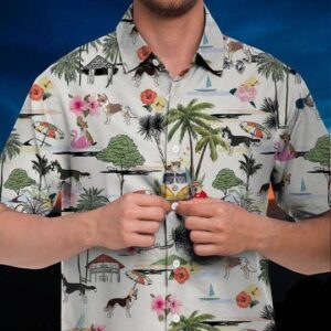 Norwegian Lundehund Hawaiian Shirt Hawaii Beach Retro  - Thelegend59