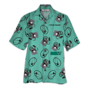 Nurse Blue High Quality Unisex Hawaiian Shirt  - Thelegend59