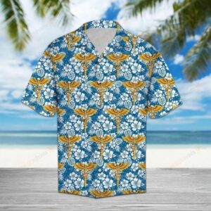 Nurse Tropical Blue Unique Design Hawaiian Shirt For Men Women  - Thelegend59