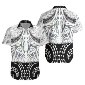 Nz Hawaiian Shirt - Maori Taaniko  - Thelegend59