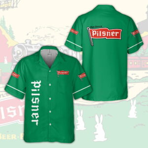 Old Style Pilsner All Over Print 3D Aloha Summer Beach Hawaiian Shirt  - Thelegend59
