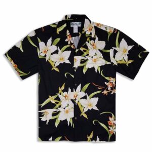 Orchid Black High Quality Hawaiian Shirt  - Thelegend59