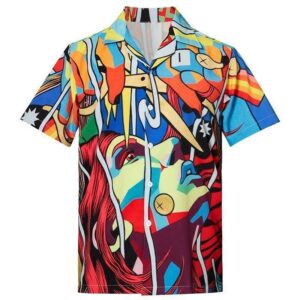 Order Mens Hawaiian Shirts Art Printed  - Thelegend59